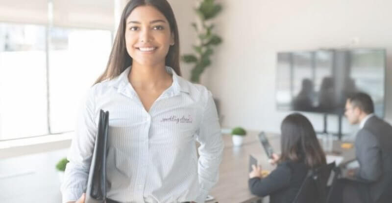 Sparkling Clean local support team member